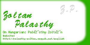 zoltan palasthy business card